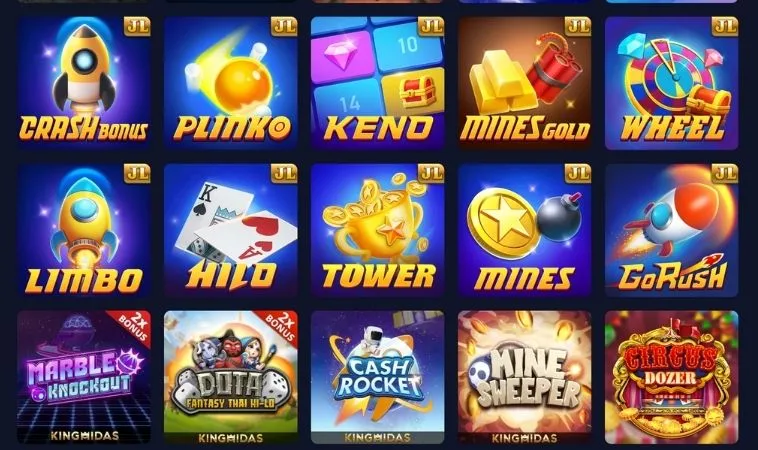 Đa dạng các thể loại game nhanh tại Go88