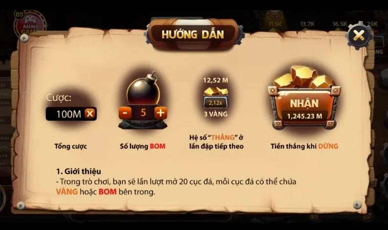 Hướng dẫn chơi game nhanh Cut Stone Tại GO88