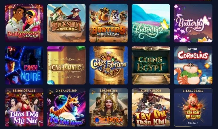 Đa dạng các thể loại game nổ hũ hấp dẫn tại Go88