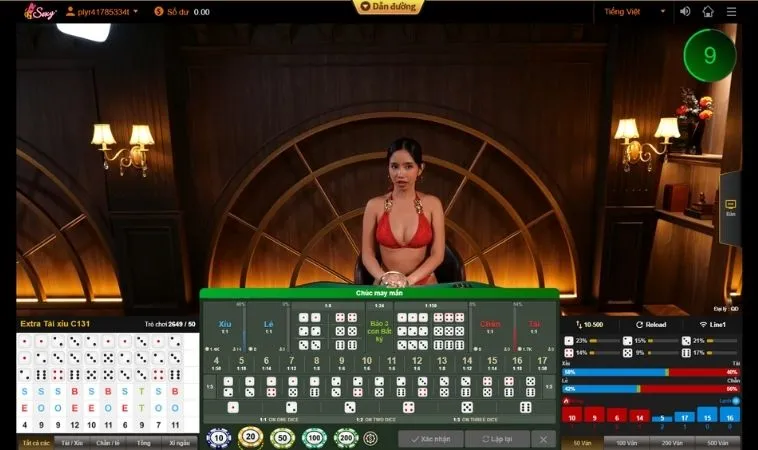 Trải nghiệm chơi Tài Xỉu GO88 cùng dealer người thật xinh đẹp