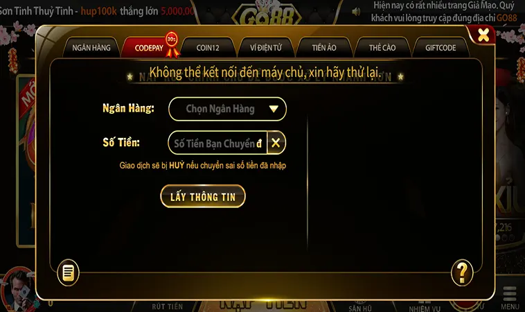 Phương Thức Nạp Tiền Đa Dạng Và Tiện Lợi Nhất
